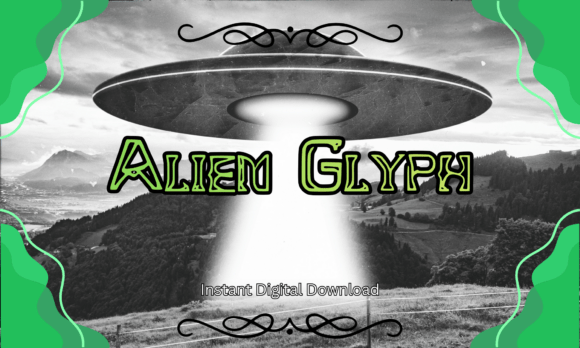 Alien Glyph: A Sci-Fi Display Font for Bold Campaigns
