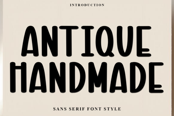 Antique Handmade Typeface for Editorial Design