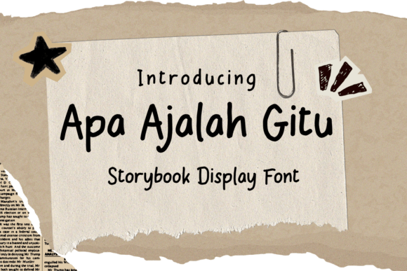 Apa Ajalah Gitu: A Whimsical Display Font Review