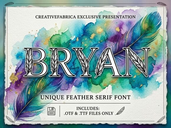 Bryan: A Stunning Display Font for Editorial Impact