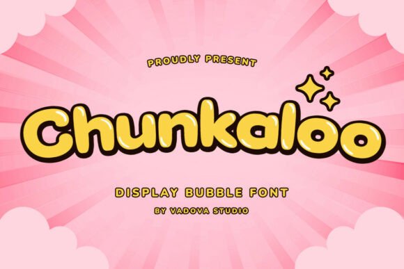 Chunkaloo Font for Bold Craft Designs