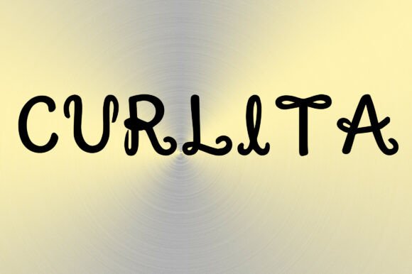 Curlita: A Playful Handwritten Display Font for Makers