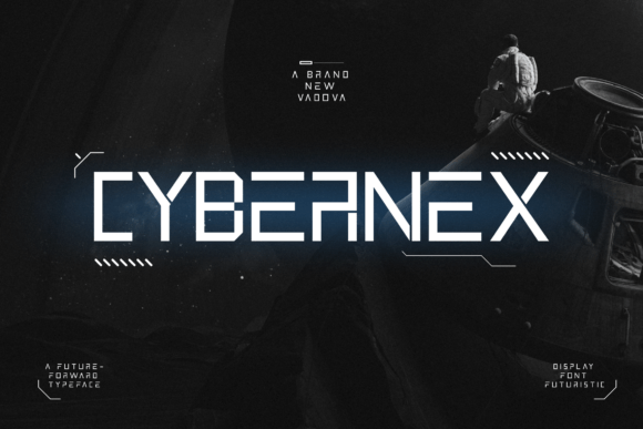 Cybernex: A Futuristic Display Font for Modern Brands