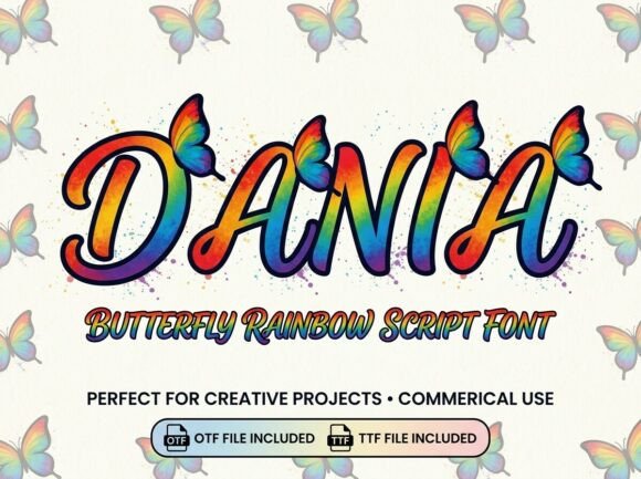 Dania Font: A Whimsical Typeface for Joyful Brands