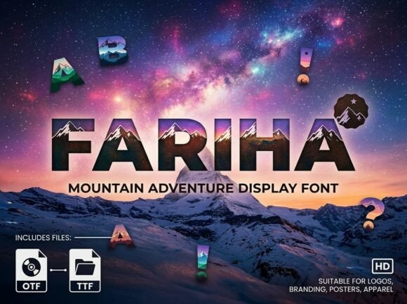 Fariha Typeface for Bold Editorial Design