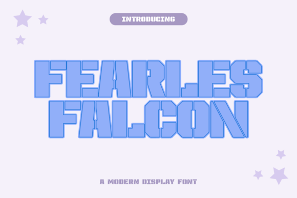 Fearless Falcon: A Bold Display Font for Editorial Impact