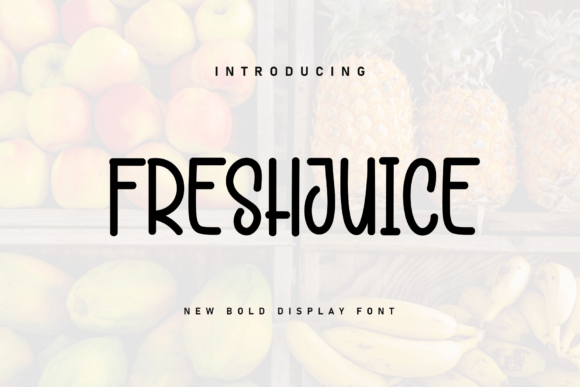 Freshjuice Font: A Handwritten Typeface for Cozy Brands