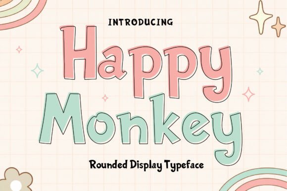 Happy Monkey Font for Crafters and Sellers