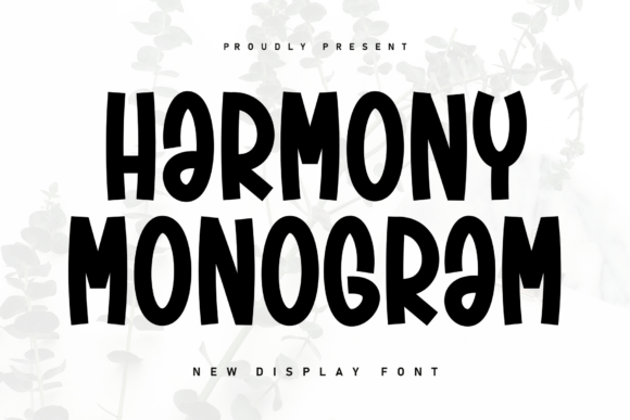 Harmony Monogram: The Perfect Handwritten Display Font for Web Design