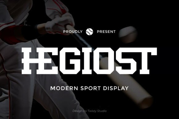 Hegiost: The Bold Sport Display Font for High-Impact Marketing