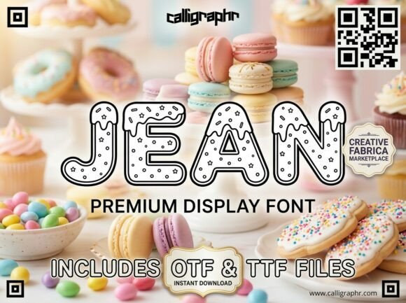 Jean Typeface for Handmade Branding