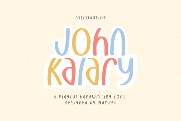 John Kalary: A Playful Handwriting Font for Makers