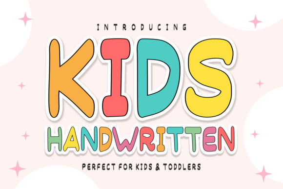 Kids Handwritten Font for Playful Product Design