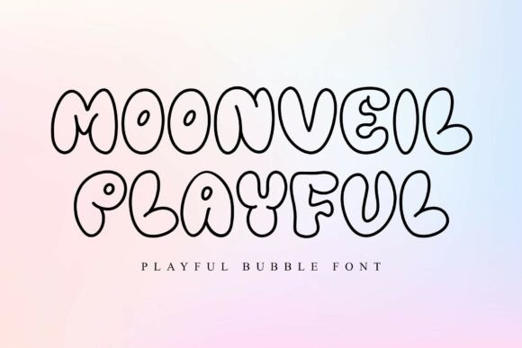Moonveil Playful: A Charming Display Font for Editors