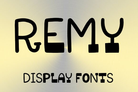 Remy: A Playful Display Font for Modern Brands