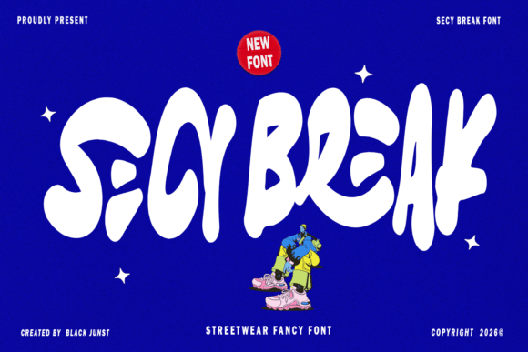 Secy Break Font for Bold Brand Identity