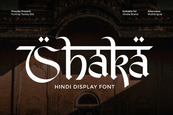 Shaka: A Premium Hindi Display Font for Web Design