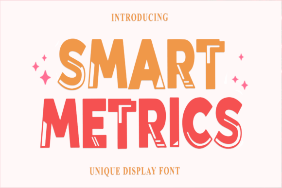Smart Metrics Typeface for Bold Maker Branding