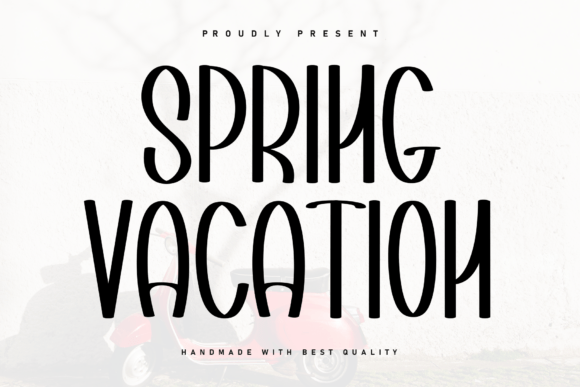 Spring Vacation Font for Modern Web Design