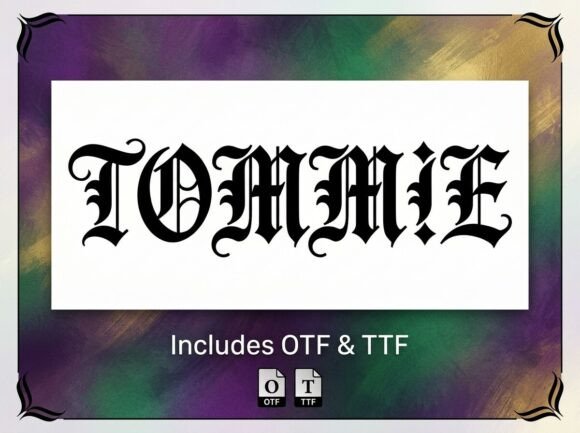 Tommie: The Display Font That Commands Attention