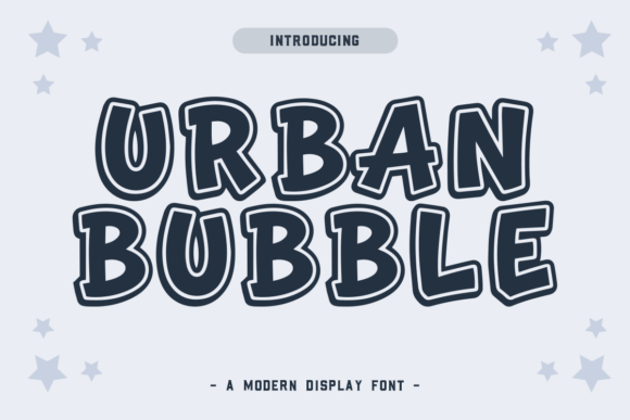 Urban Bubble Typeface for Bold Branding